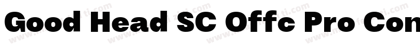 Good Head SC Offc Pro Cond Black字体转换